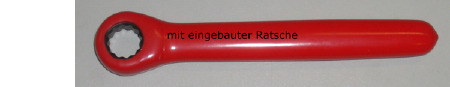 0658 bis 0669 Ratschen Ringschlüssel - rot -