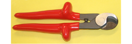 2206 Kabelschneider - lange Ausführung - 240 mm lang -rot-
