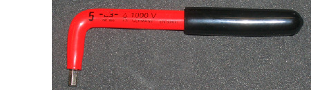 4034 bis 4038 Winkelschlüssel für Inbus  - langer Winkel - rot