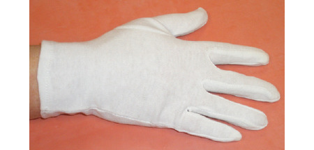 7080 Unterzieh Handschuhe aus Baumwolle - weiß