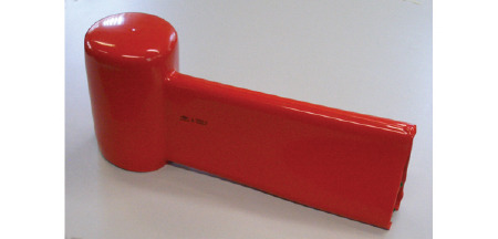 8055 ISOLATOREN - Schutzhaube mit 1 Abgang  -  rot