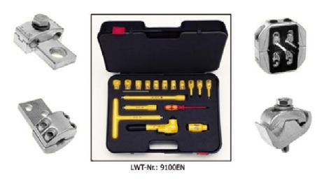 9100EN VDE-Werkzeug-Sortiment für Klemmen-Montagen